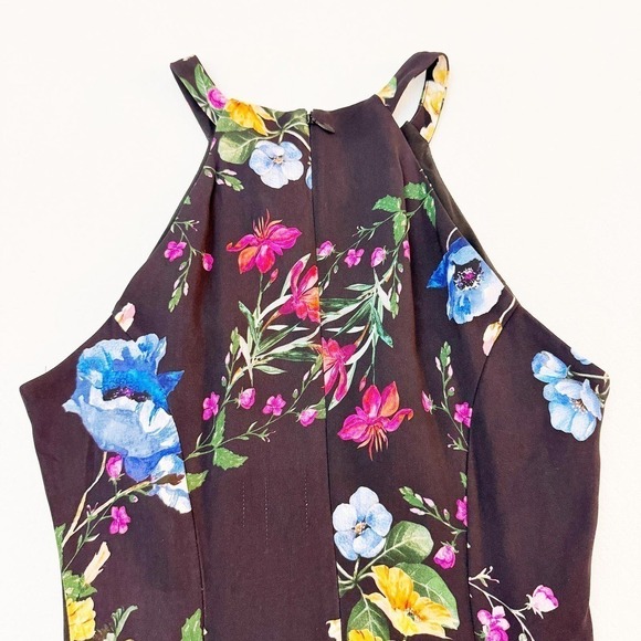 Parker Bella Floral Print Flounce Skirted Mini Dress Size 0 - Picture 2 of 7